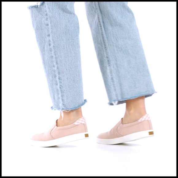 Women's Slip-On Sneakers with Recycled Materials, Comfort Arch Support - Picture 7 of 7